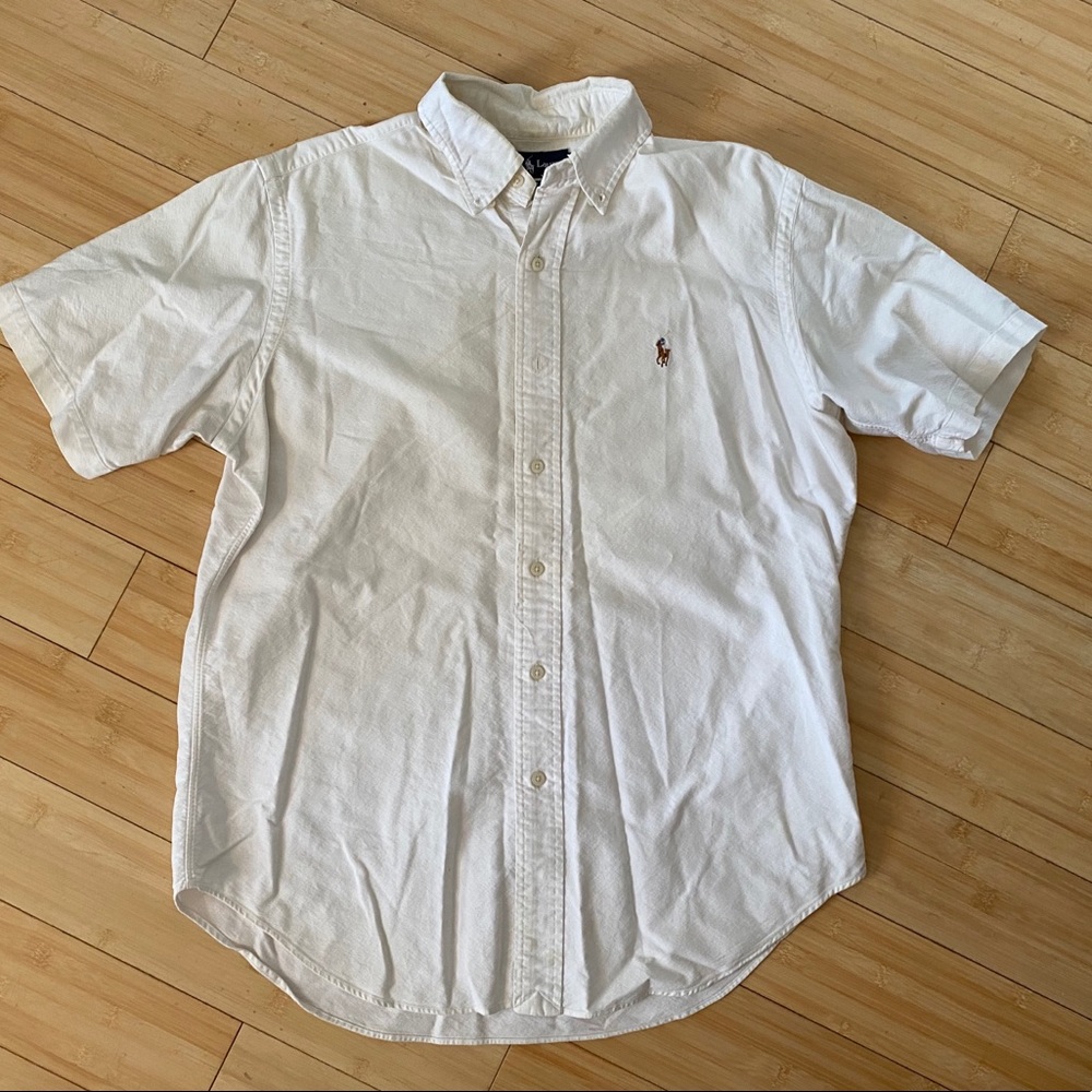 Men’s Polo Short Sleeve Button Down
